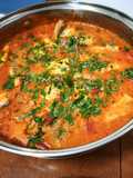 Moqueca Baiana (Brazil kókusztejes halragu)