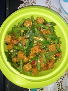 Foto resep Oseng tempe kacang panjang