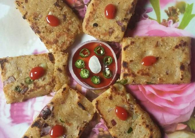 Maize rava tawa cake recipe by Raihanathus Sahdhiyya at BetterButter