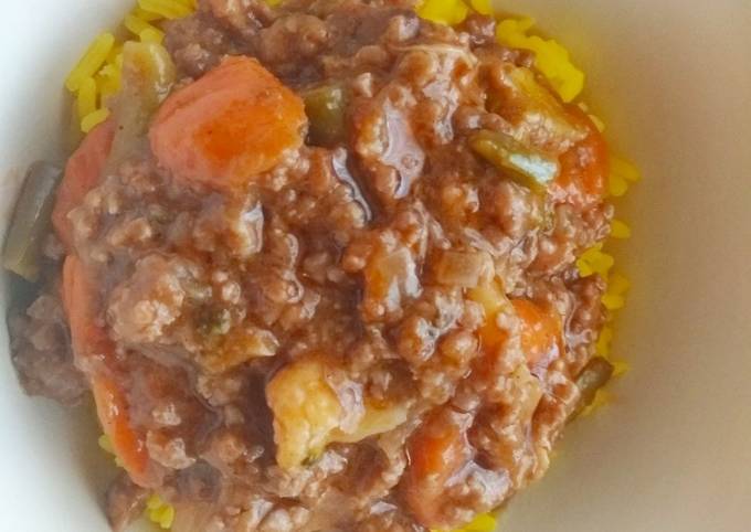 Simple Way to Make Ultimate Mince and Rice