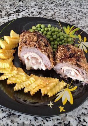 عکسی از دستور بیف کوردن بلو