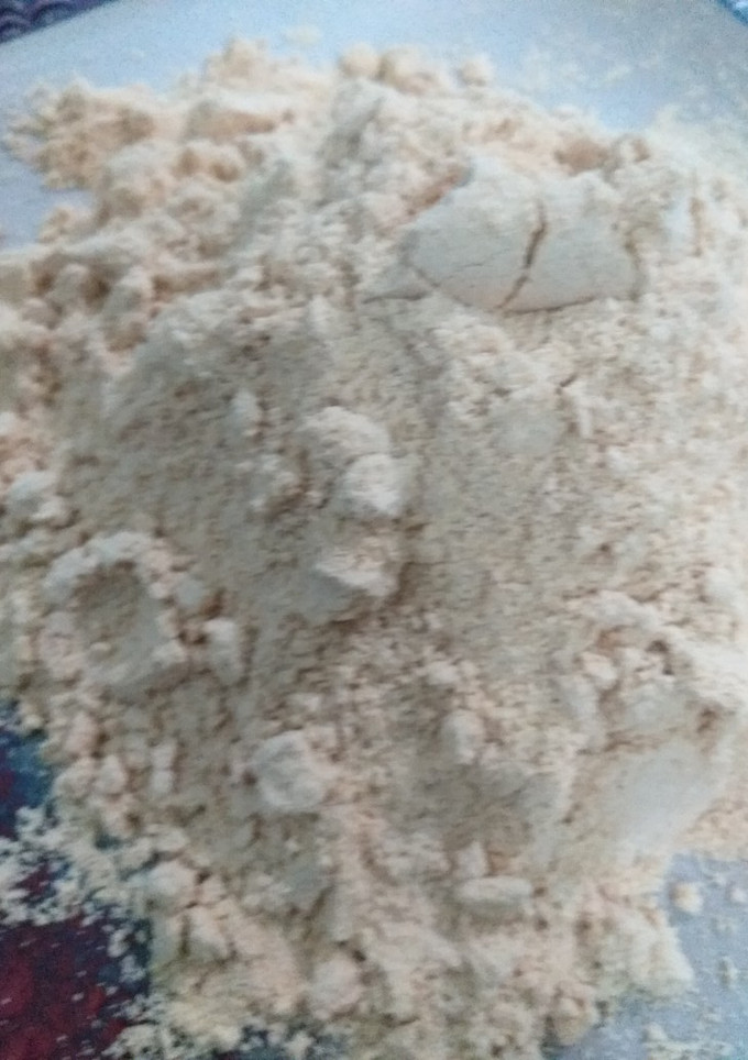 A picture of Powered milk made from soya beans.