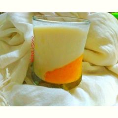 A picture of Mango pannacotta.