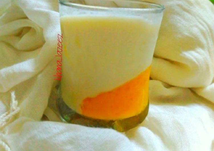 Mango pannacotta