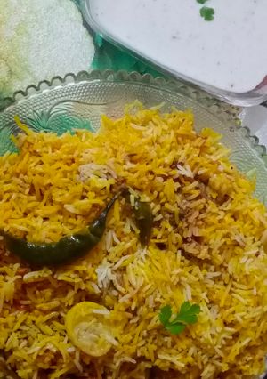 A picture of Layered Chicken Biryani#Ramzan recipe.