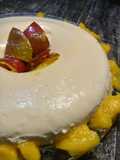 Mousse com sobra de creme básico de confeiteiro