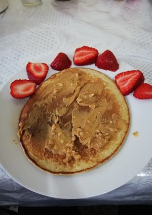 Una foto de Panqueques de avena y plátano!