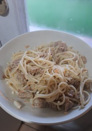 Una foto de Salsa de crema Vegana