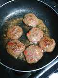 Tortitas de carne molida