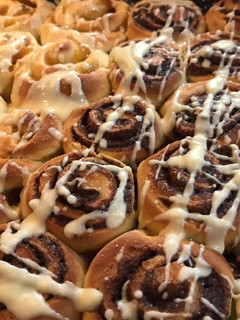 Cinnamon rolls- fehércsokoládéval recept fotója