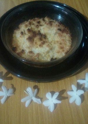 Une photo de Crumble banane