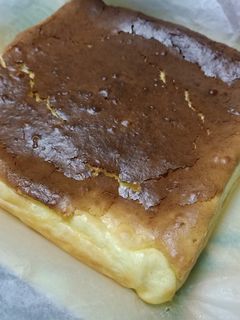 Gambar Burnt cheesecake