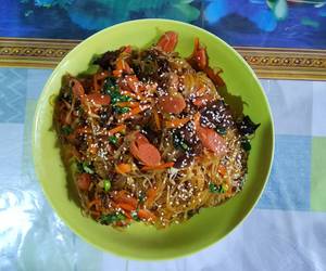 Resep Populer Soun goreng ala Korean Gurih Mantul