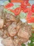 Chicken lemon and black pepper in 5 mins