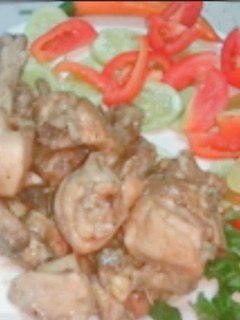 A picture of Chicken lemon and black pepper in 5 mins.