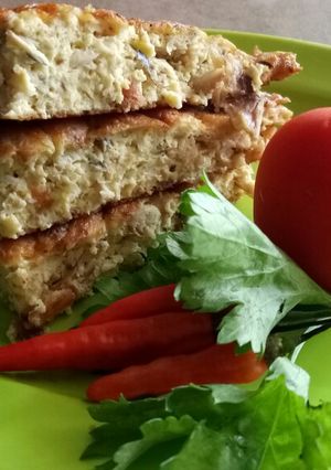 Foto resep Dadar telor cakalan+tahu