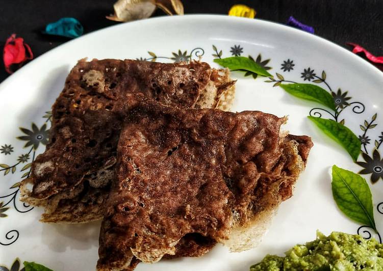 Easiest Way to Prepare Super Quick Homemade Ragi Diet Dosa