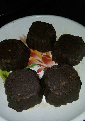 Foto resep Oat banana chocolate cake