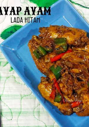 Foto resep Sayap Tengah Lada Hitam
