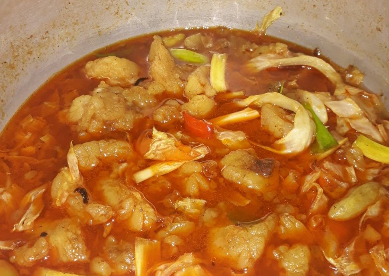 Cincang pedas (ala2 rumah makan padang)