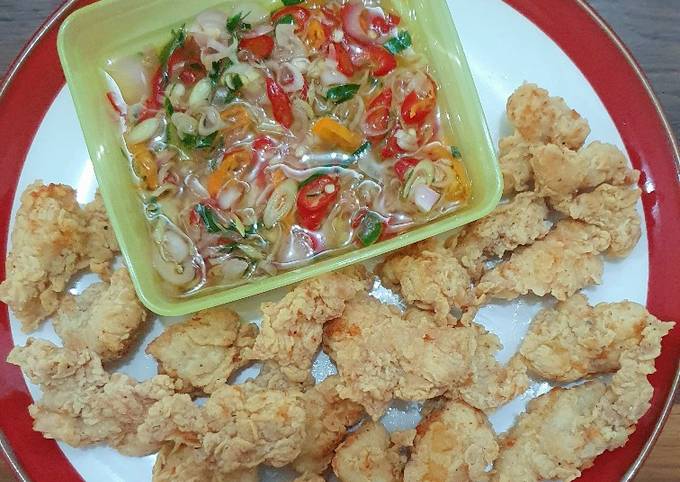 Ayam Goreng Tepung & Sambal Matah