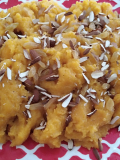 A picture of Sooji Halwa.