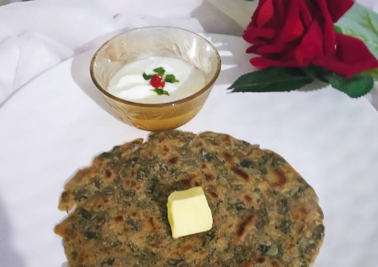 Recipe of Favorite Drumstick leaves Paratha