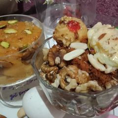 Besan or gajar ka Halva A picture of Besan or gajar ka Halva.