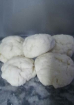Una foto de Polvorones al microondas de vainilla