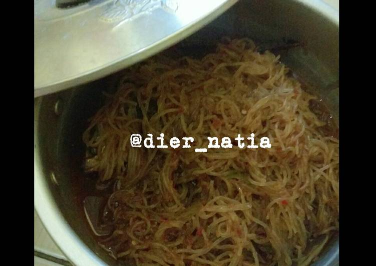 Resep 18. Semur Mujaer+Bihun Lezat