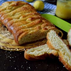 Braided Lemon bread: A picture of Braided Lemon bread:.