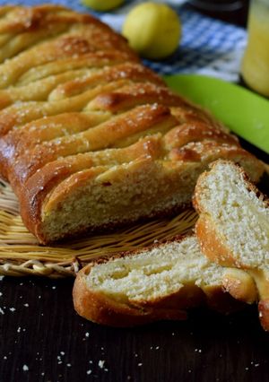 A picture of Braided Lemon bread:.