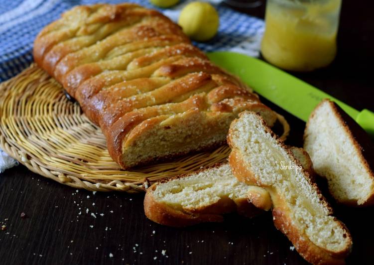 Step-by-Step Guide to Prepare Quick Braided Lemon bread: