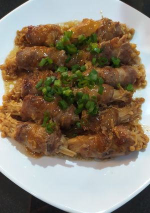 Foto resep Beef enoki