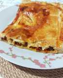 Empanada de berenjena asada y tomate seco