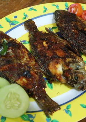 Foto resep Mujair bakar pedas manis