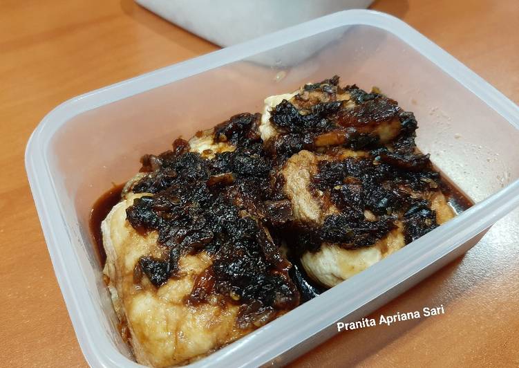 Cara Bikin Tahu Goreng Kecap Bawang, Enak