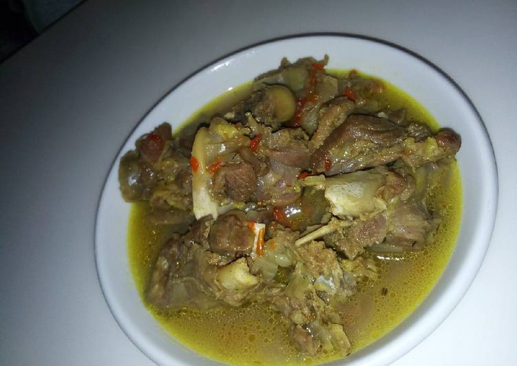 Recipe: Delicious Ram pepper soup