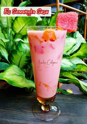 Foto resep Es Semangka Susu