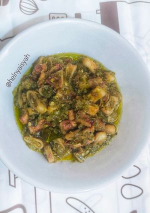 Foto resep Cumi Asin Sambal Ijo
