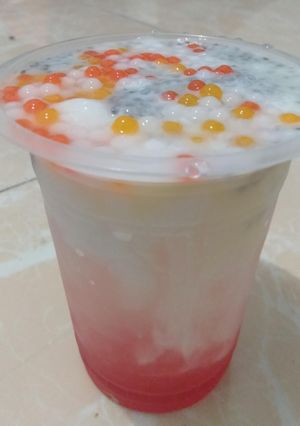 Foto resep Es jelly kopyor biji selasih