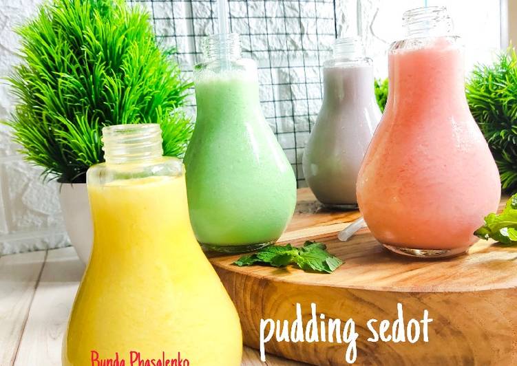 Cara ramu Pudding Sedot (Pudot) , Bikin Ngiler