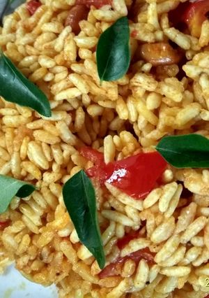 A picture of Puffed rice upma.