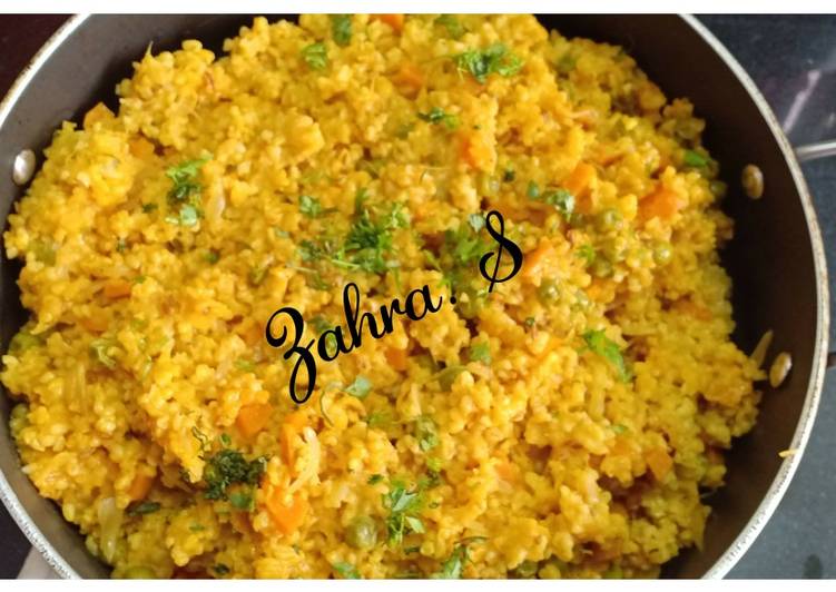 Easiest Way to Cook Tasty Bulgur wheat (dalia) Khichdi