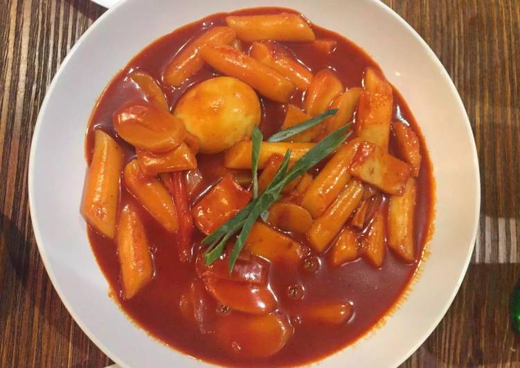 Simple Way to Prepare Favorite Spicy Rice Cake