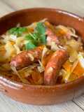 « One pot » merguez et chou braisé
