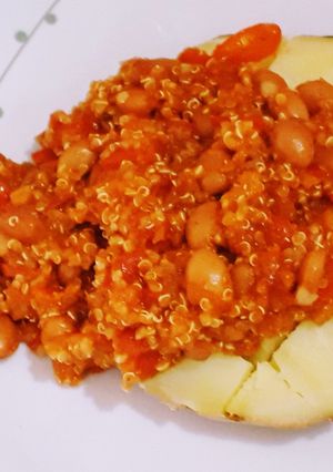 A picture of Quinoa chilli.
