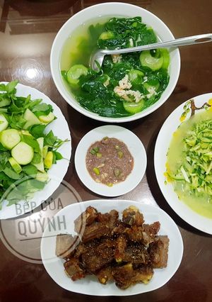 Hình của món Cơm ngon nhà nấu.