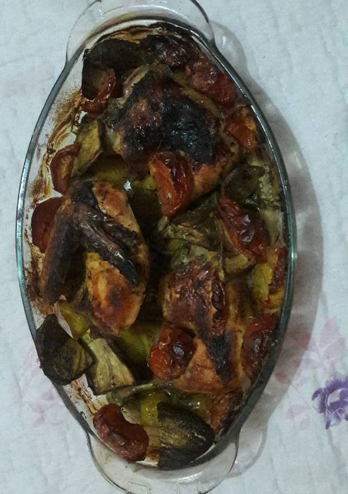 صورة لوصفة تبسي دجاج