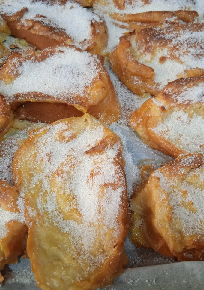 Una foto de Torrijas al horno con leche de soja